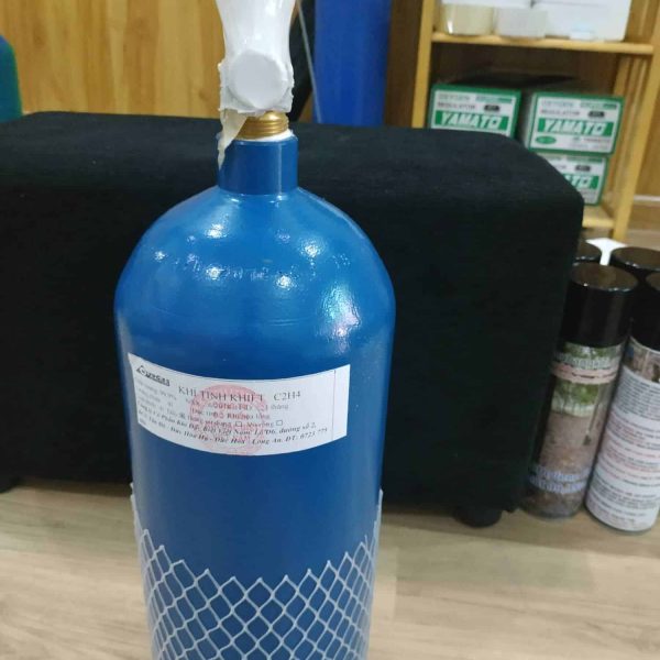 Bình Gas ethylene 99.95%5 lít dùng cho đại trà cho cách khoan lấy mủ cao su