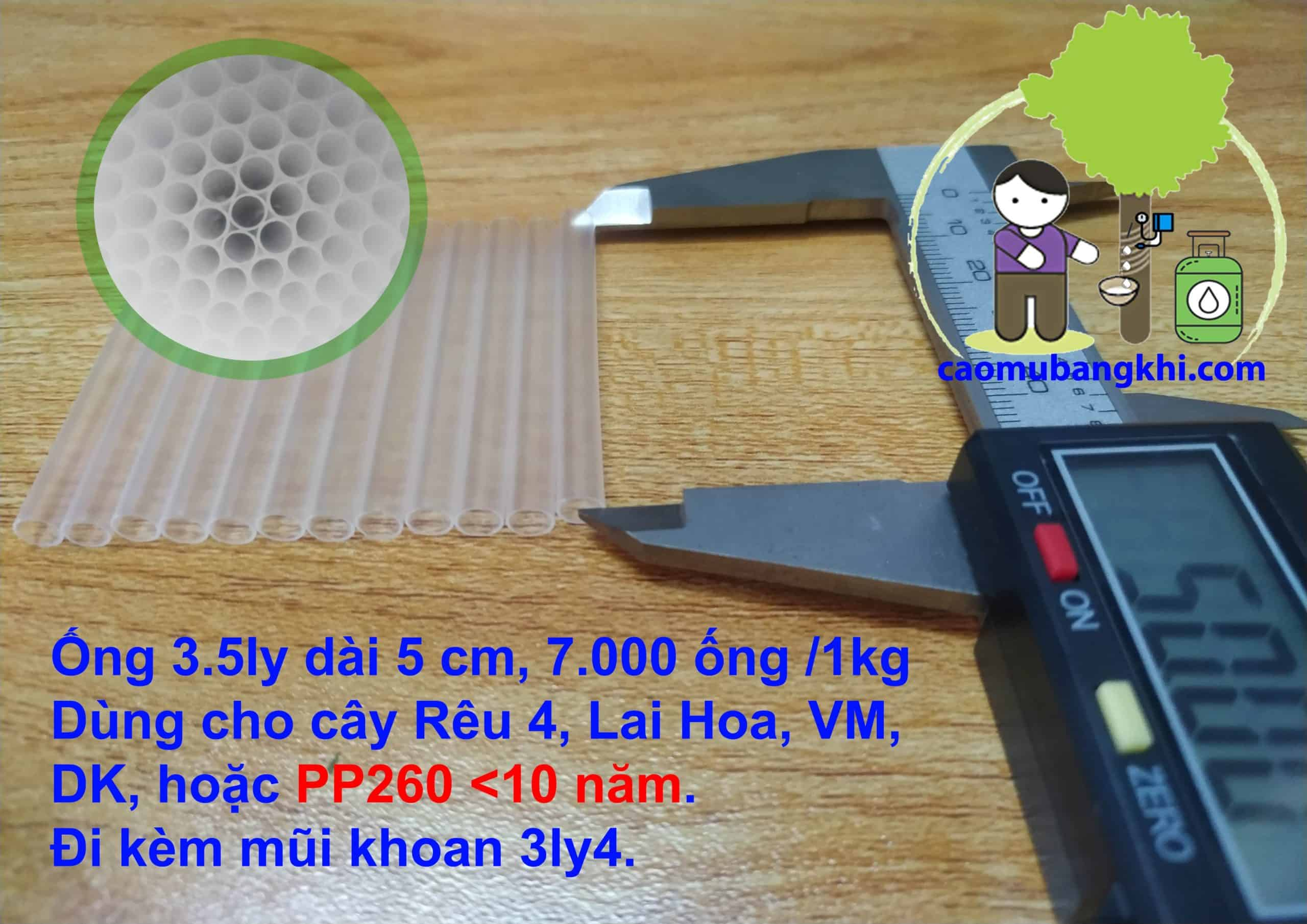 Ống khoan lấy mủ cao su