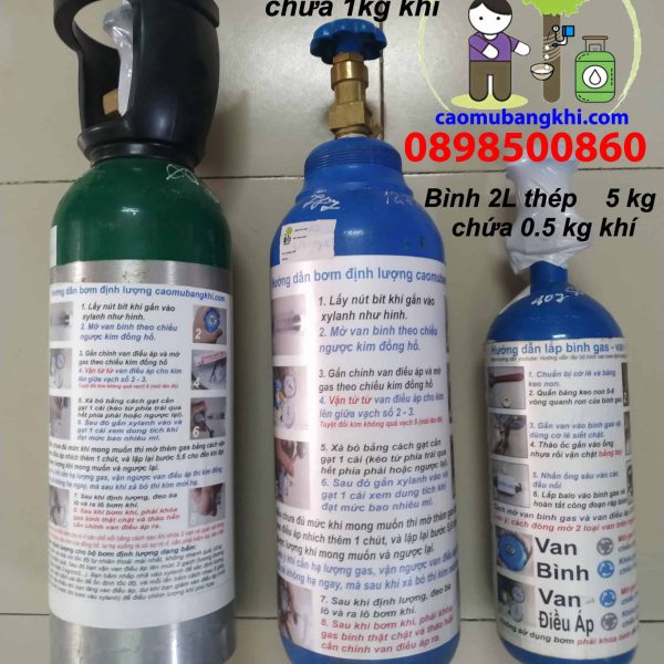 Cách loại bình khí ethylene cho khoan lấy mủ và khối lượng khí đi kèm