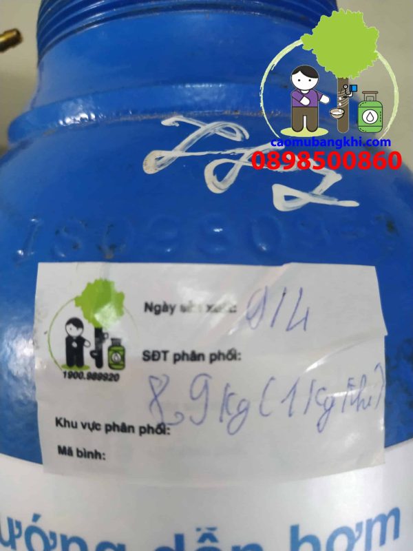 1 kg khí ethylene tinh khiết > 99.95% dành cho áp khí khoan lấy mủ cao su