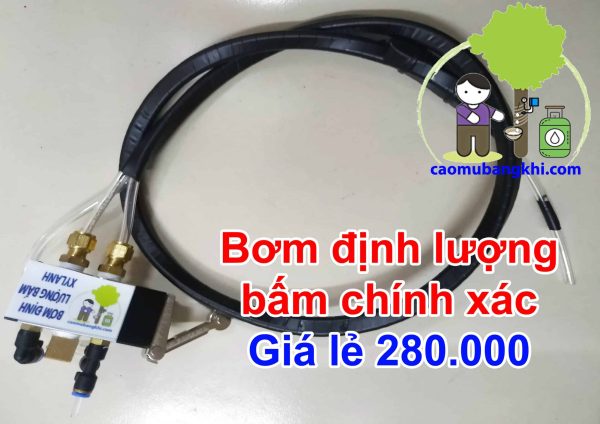 Bơm định lượng chính xác cho khoan lấy mủ bằng khí